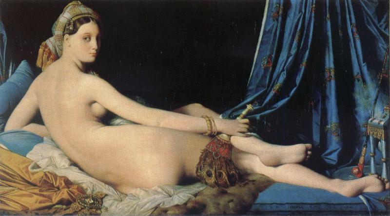 Jean Auguste Dominique Ingres grande odalisque oil painting image